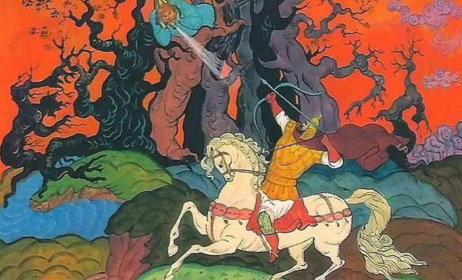 Илья Муромец и Соловей-разбойник композиция